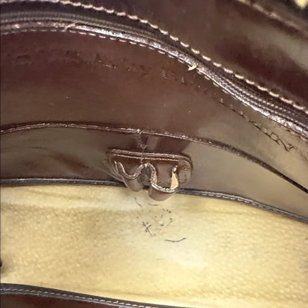 Vintage Brahmin Tucson Rich Brown Shoulder bag unlined